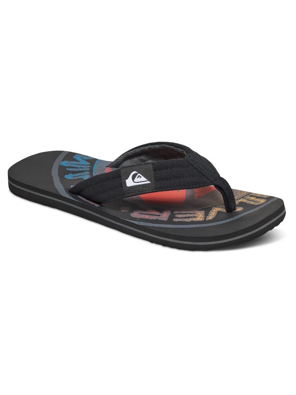 quiksilver, Molokai Layback - Chanclas, BLACK/BLACK/RED (xkkr) 0 Molokai Layback - Chanclas Negro AQYL100236 Quiksilver