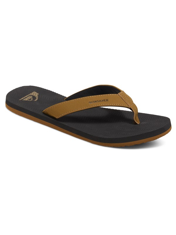 quiksilver, Molokai Sipe - Sandalen, BROWN/BLACK/BROWN (xckc) 0 Molokai Sipe - Sandalen Braun AQYL100238 Quiksilver