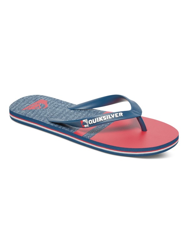 quiksilver, Molokai Stomp Sandals, BLUE/RED/BLUE (xbrb) 0 Molokai Stomp Sandals AQYL100253 Quiksilver