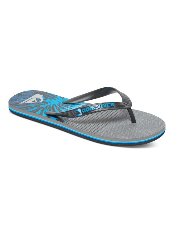 quiksilver, Molokai Remix - Flip-Flops, BLACK/BLUE/GREY (xkbs) 0 Molokai Remix - Flip-Flops AQYL100254 Quiksilver