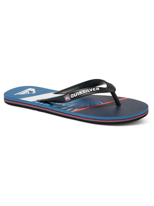 quiksilver, Molokai Slash Remix Sandals, BLACK/BLUE/GREY (xkbs) 0 Molokai Slash Remix Sandals AQYL100293 Quiksilver
