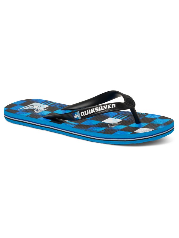 quiksilver, Molokai Chakalapaki - Flip-Flops, BLACK/BLUE/BLACK (xkbk) 0 Molokai Chakalapaki - Flip-Flops AQYL100320 Quiksilver