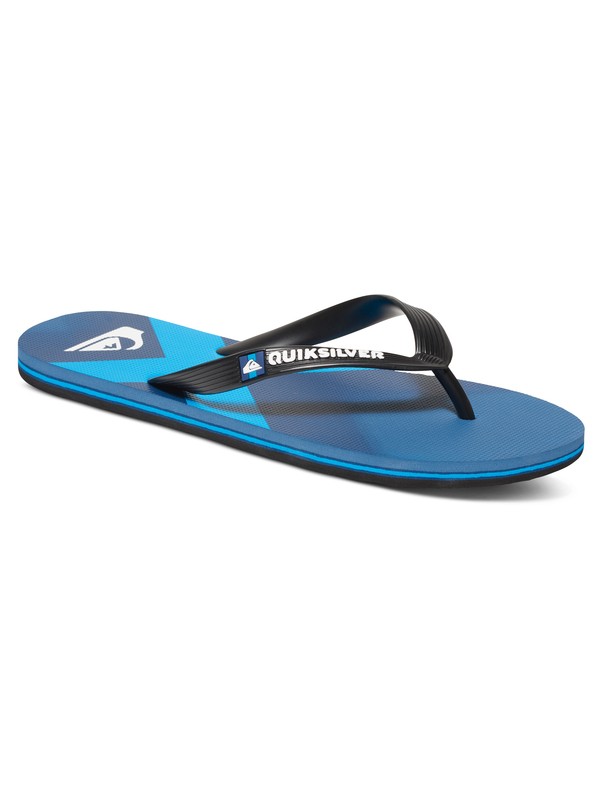 quiksilver, Molokai Bullseye Sandals, BLACK/BLUE/BLUE (xkbb) 0 Molokai Bullseye Sandals AQYL100360 Quiksilver