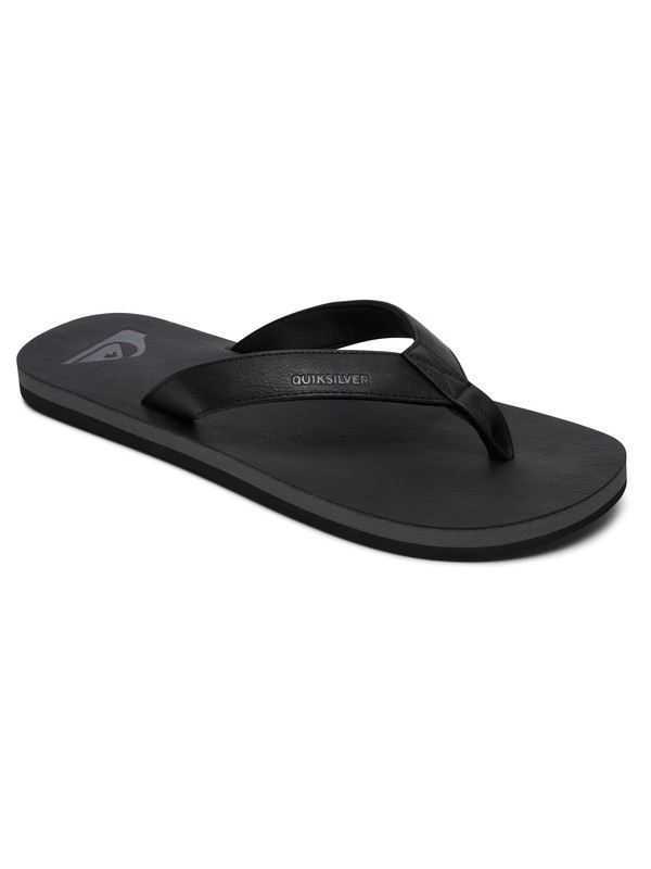 quiksilver, Molokai Nubuck - Sandals for Men, SOLID BLACK (sbkm) 0 Molokai Nubuck - Sandals for Men Multicolor AQYL100373 Quiksilver