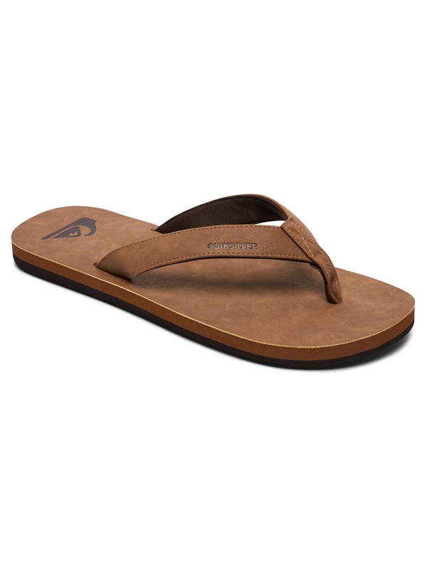 quiksilver, Molokai Nubuck - Sandals for Men, TAN - SOLID (tkd0) 0 Molokai Nubuck - Sandals for Men Beige AQYL100373 Quiksilver