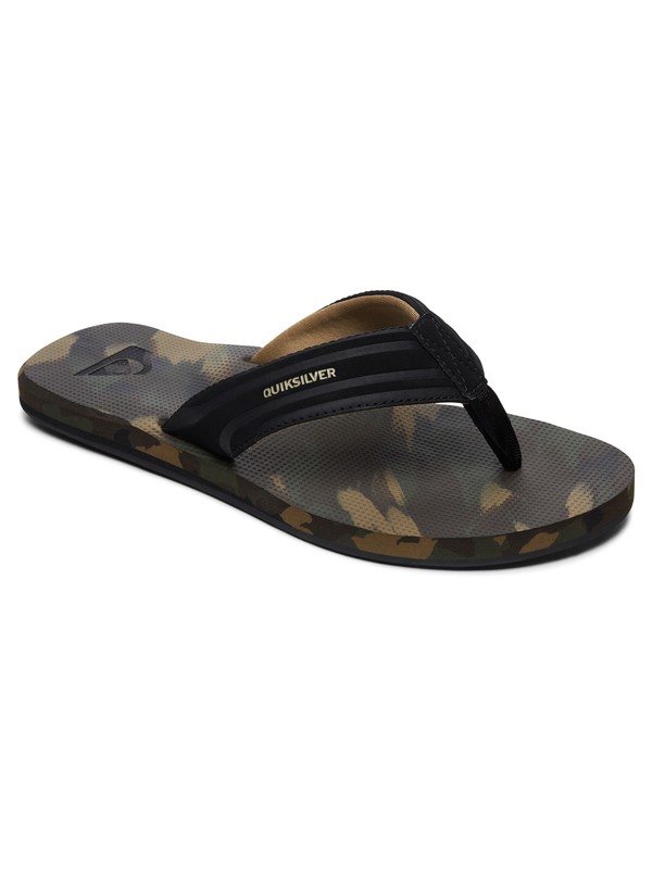 quiksilver, Island Oasis - Sandales pour Homme, BLACK/BROWN/GREEN (xkcg) 0 Island Oasis - Sandales pour Homme Multicouleurs AQYL100401 Quiksilver