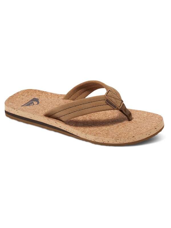 quiksilver, Carver Cork - Wildleder-Sandalen, BROWN/BROWN/BROWN (xccc) 0 Carver Cork - Wildleder-Sandalen AQYL100406 Quiksilver