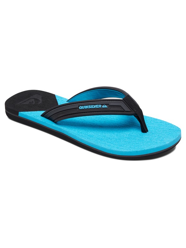 quiksilver, Molokai Deluxe Sandals, BLACK/BLUE/BLUE (xkbb) 0 Molokai Deluxe Sandals AQYL100413 Quiksilver