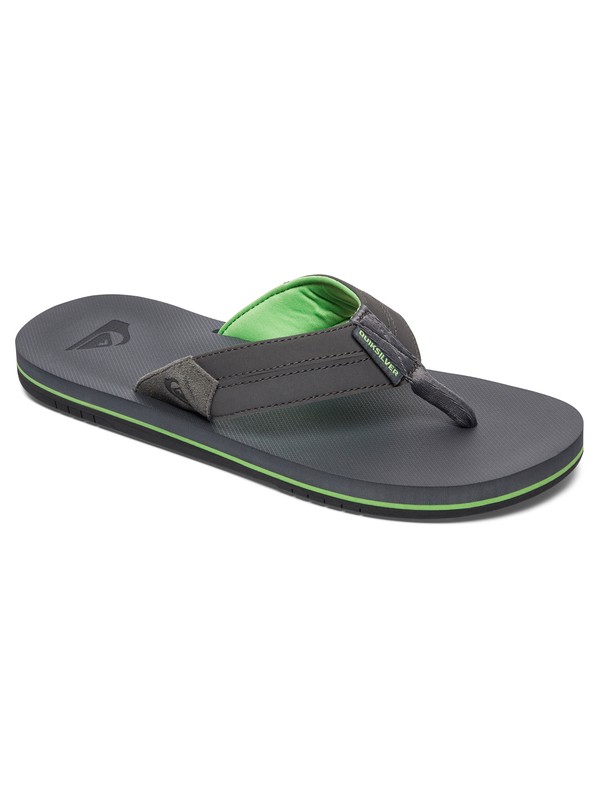 quiksilver, Coastal Oasis - Sandals, GREY/GREEN/GREY (xsgs) 0 Coastal Oasis - Sandals AQYL100442 Quiksilver