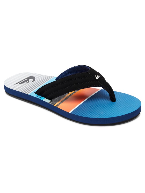 quiksilver, Basis Sandals, BLACK/RED/BLUE (xkrb) 0 Basis Sandals Black AQYL100482 Quiksilver