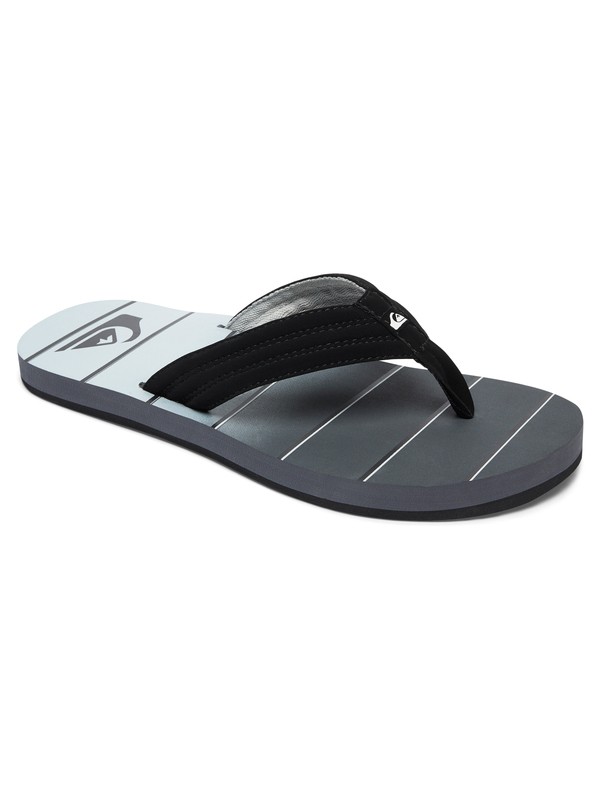 quiksilver, Basis Sandals, BLACK/GREY/BLACK (xksk) 0 Basis Sandals Black AQYL100482 Quiksilver