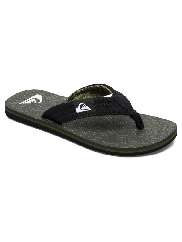 quiksilver, Molokai Layback Sandals, BLACK/GREEN/GREEN (xkgg) 0 Molokai Layback Sandals AQYL100483 Quiksilver