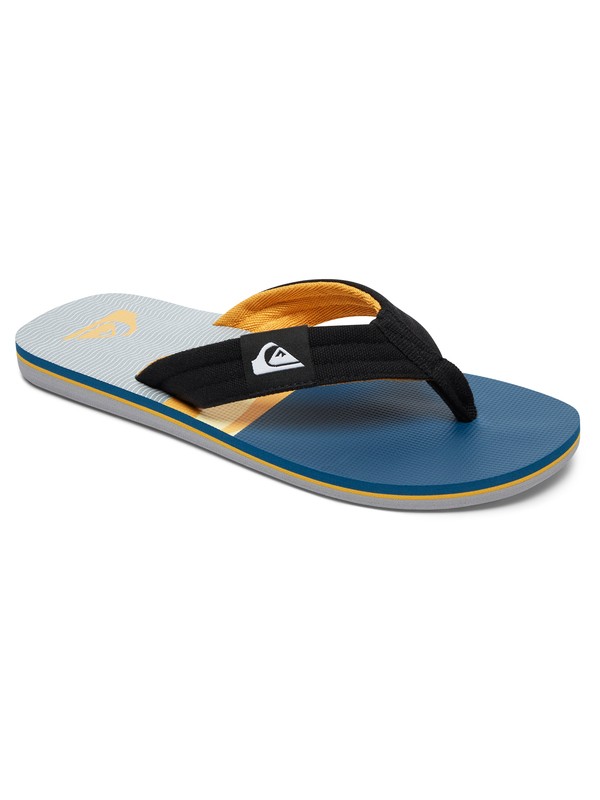 quiksilver, Molokai Layback - Sandalen, BLACK/ORANGE/BLUE (xknb) 0 Molokai Layback - Sandalen Multicolor AQYL100483 Quiksilver