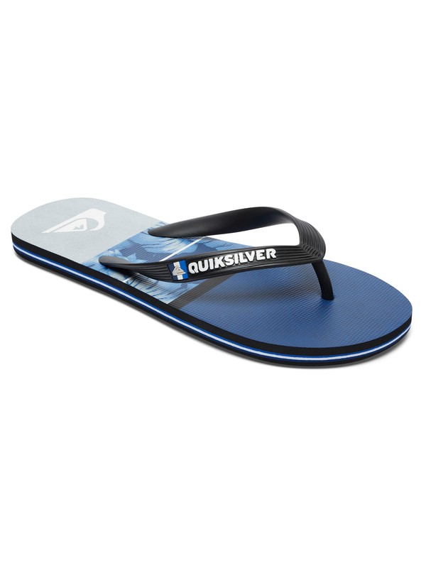 quiksilver, Molokai Carrillo Flip-Flops, BLACK/BLUE/GREY (xkbs) 0 Molokai Carrillo Flip-Flops AQYL100486 Quiksilver