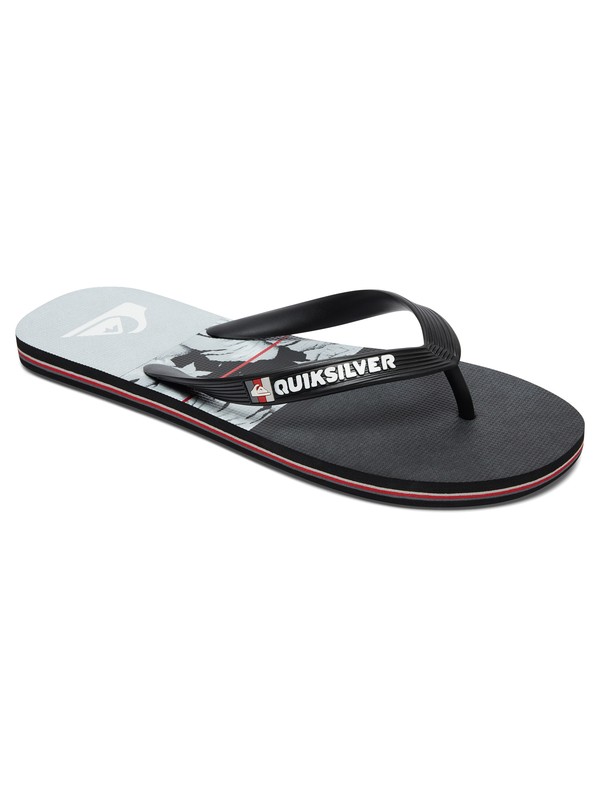 quiksilver, Molokai Carrillo - Chancletas, BLACK/GREY/GREY (xkss) 0 Molokai Carrillo - Chancletas AQYL100486 Quiksilver