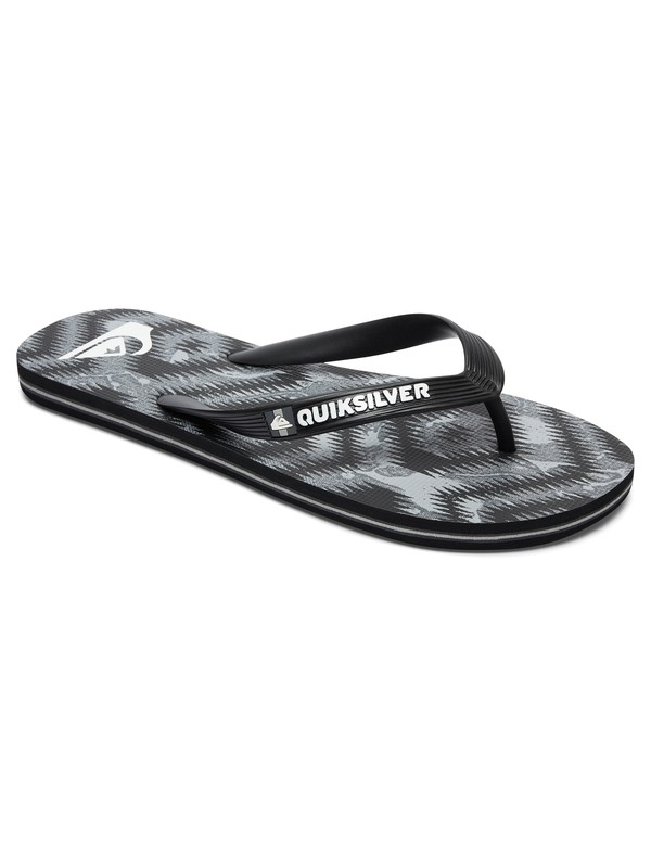 quiksilver, Molokai Mixed - Slippers, BLACK/GREY/BLACK (xksk) 0 Molokai Mixed - Slippers Black AQYL100490 Quiksilver