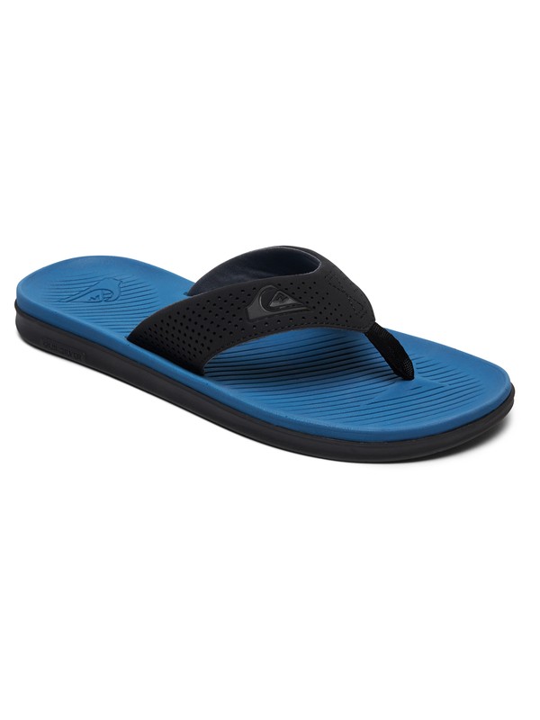 quiksilver, Haleiwa Plus - Sandals for Men, BLACK/BLUE/BLACK (xkbk) 0 Haleiwa Plus - Sandals for Men Black AQYL100497 Quiksilver