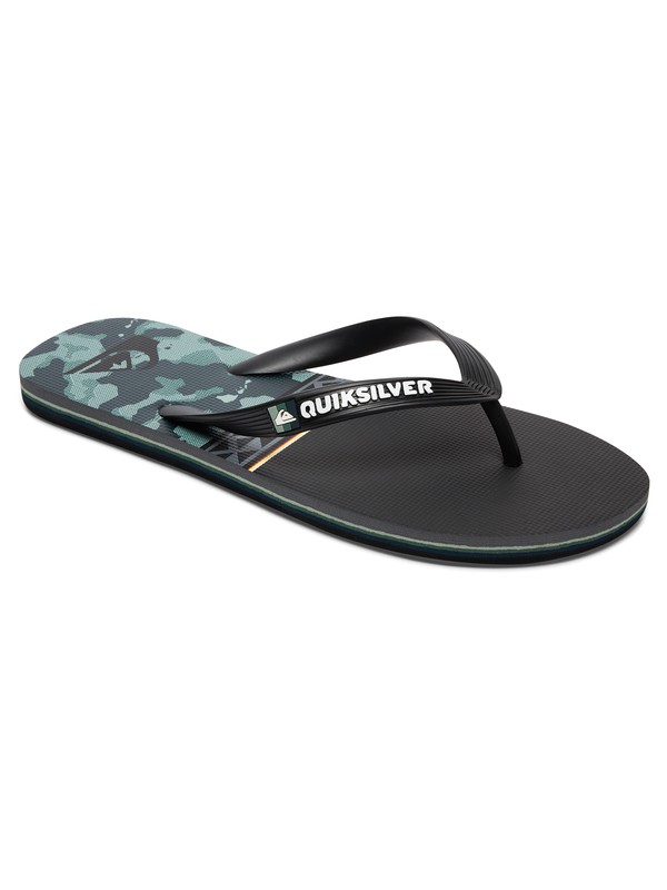 quiksilver, MOLOKAI HI, BLACK/GREEN/BLACK (xkgk) 0 MOLOKAI HI AQYL100514 Quiksilver