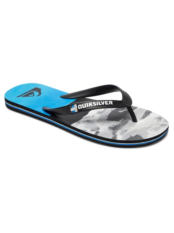 quiksilver, MOLOKAI BLOCKED RESIN, BLACK/GREY/BLUE (xksb) 0 MOLOKAI BLOCKED RESIN Black AQYL100517 Quiksilver