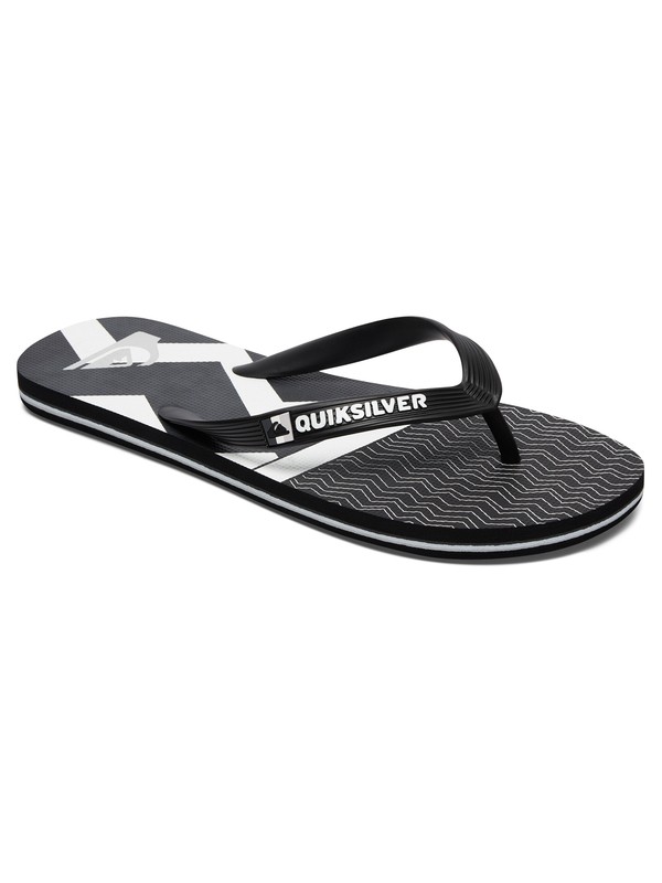 quiksilver, MOLOKAI ZIG ZAG, BLACK/WHITE/BLACK (xkwk) 0 MOLOKAI ZIG ZAG AQYL100519 Quiksilver