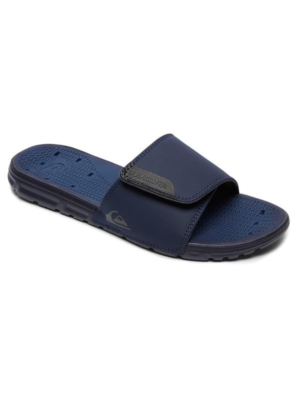 quiksilver, Amphibian - Chanclas Slider, BLACK/BLUE/GREY (xkbs) 0 Amphibian - Chanclas Slider Negro AQYL100556 Quiksilver
