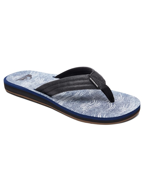 quiksilver, Carver Sandals, BLACK/WHITE/BLUE (xkwb) 0 Carver Sandals Black AQYL100559 Quiksilver