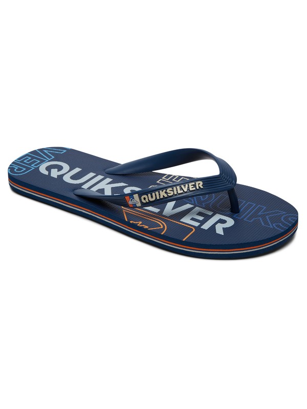 quiksilver, Molokai Nitro - Infradito da Uomo, BLUE/BLUE/BLUE (xbbb) 0 Molokai Nitro - Infradito da Uomo Blue AQYL100562 Quiksilver