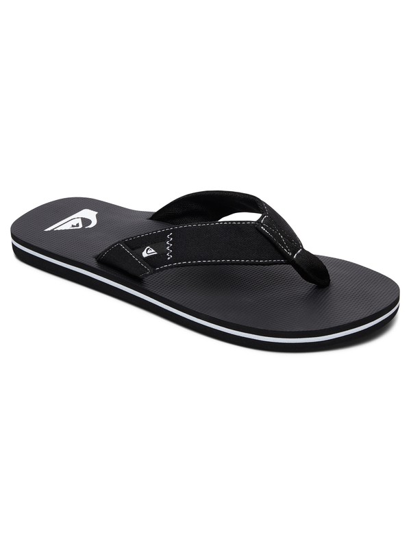 quiksilver, Molokai Abyss - Sandals for Men, BLACK/BLACK/WHITE (xkkw) 0 Molokai Abyss - Sandals for Men Black AQYL100570 Quiksilver