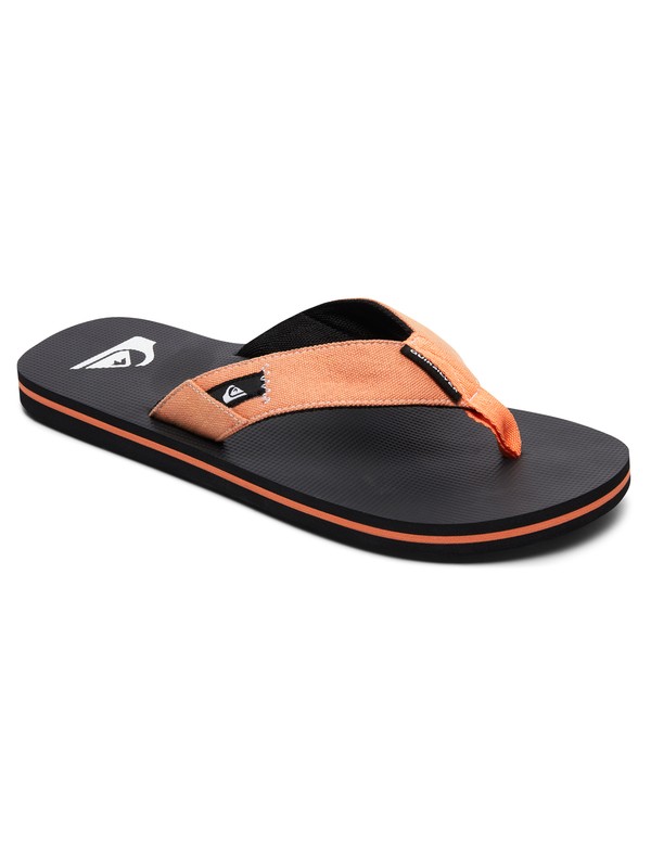 quiksilver, Molokai Abyss - Sandals for Men, ORANGE/ORANGE/BLACK (xnnk) 0 Molokai Abyss - Sandals for Men Orange AQYL100570 Quiksilver
