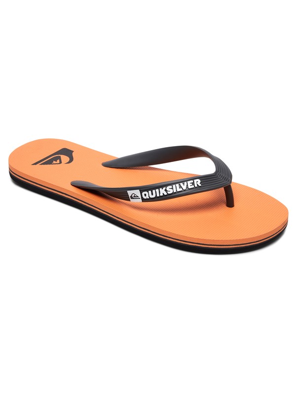 quiksilver, Molokai - Flip-Flops for Men, GREY/GREY/ORANGE (xssn) 0 Molokai - Flip-Flops for Men Grey AQYL100601 Quiksilver