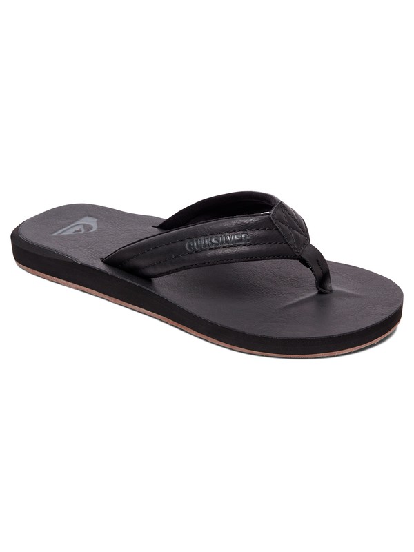quiksilver, Carver Nubuck Sandals, SOLID BLACK (sbkm) 0 Carver Nubuck Sandals Multicolor AQYL100623 Quiksilver
