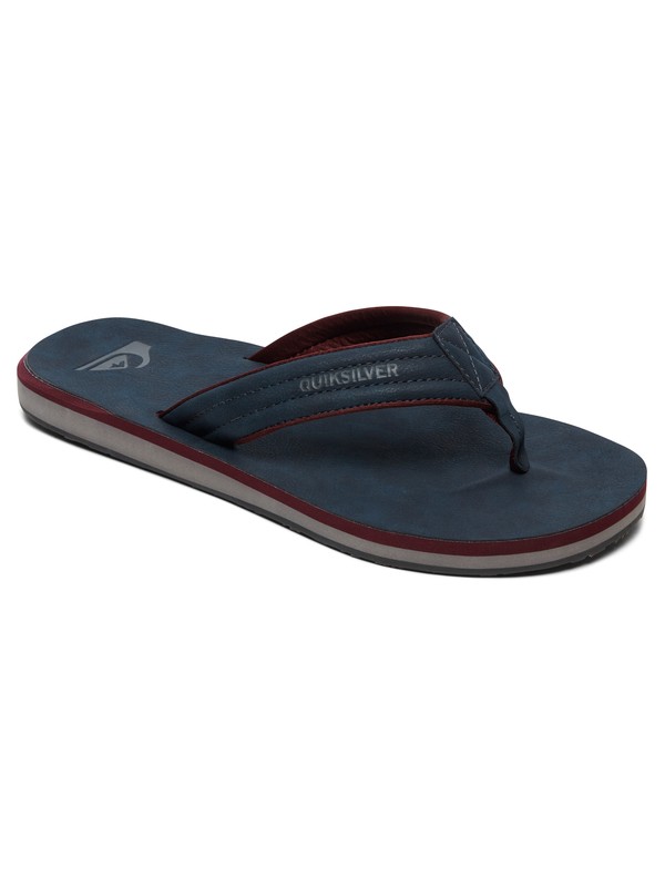 quiksilver, Carver Nubuck Sandals, BLUE/RED/GREY (xbrs) 0 Carver Nubuck Sandals Blue AQYL100623 Quiksilver