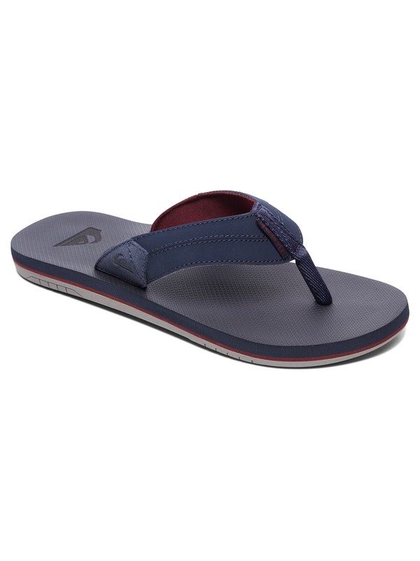 quiksilver, Coastal Oasis Sandals, BLUE/RED/GREY (xbrs) 0 Coastal Oasis Sandals Blue AQYL100633 Quiksilver