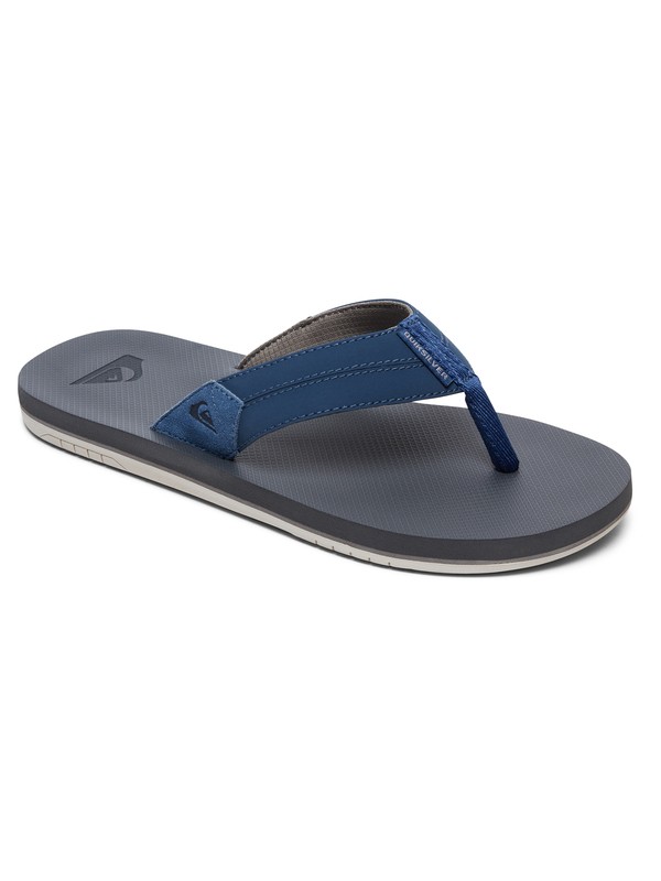quiksilver, Coastal Oasis Sandals, BLUE/GREY/BLUE (xbsb) 0 Coastal Oasis Sandals Blue AQYL100633 Quiksilver