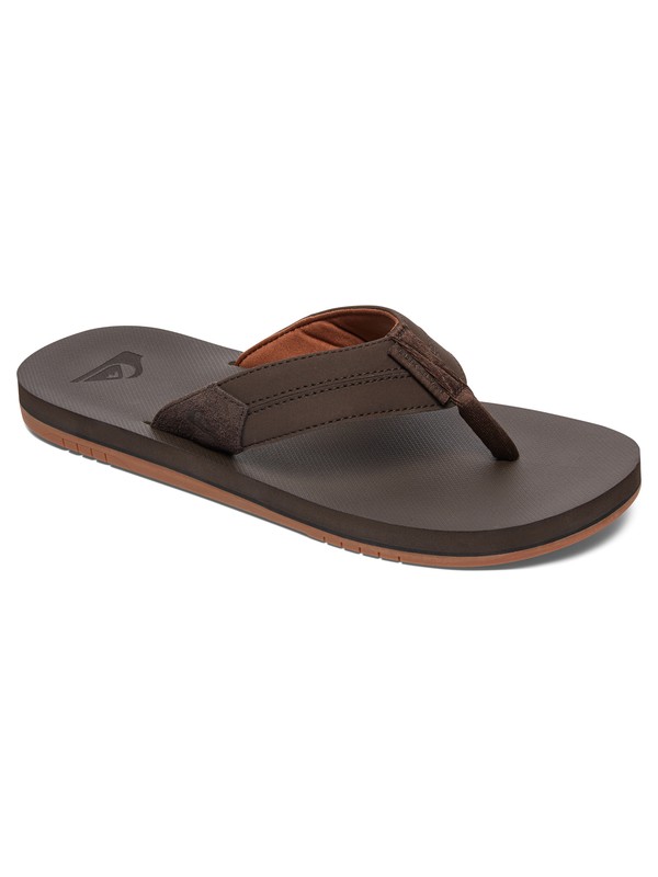 quiksilver, Coastal Oasis Sandals, BROWN/BROWN/BROWN (xccc) 0 Coastal Oasis Sandals Brown AQYL100633 Quiksilver