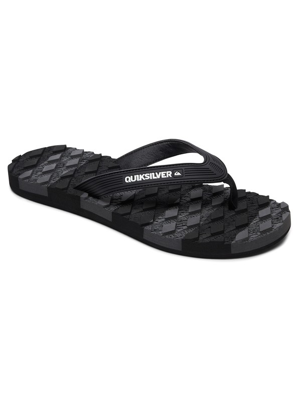 quiksilver, Massage - Sandals for Men, BLACK/BLACK/GREY (xkks) 0 Massage - Sandals for Men Black AQYL100637 Quiksilver
