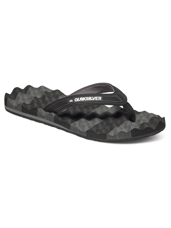 quiksilver, Massage - Sandalias para Hombre, BLACK/GREY/BLACK (xksk) 0 Massage - Sandalias para Hombre Negro AQYL100637 Quiksilver