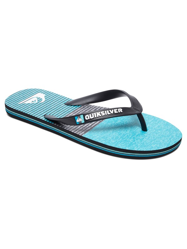 quiksilver, Molokai Tijuana Flip-Flops, BLACK/GREY/BLUE (xksb) 0 Molokai Tijuana Flip-Flops Black AQYL100686 Quiksilver