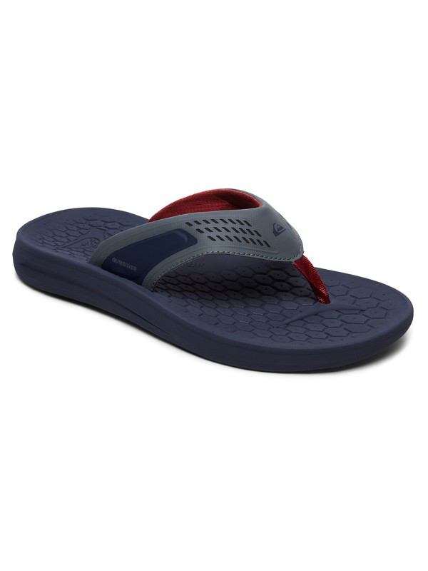 quiksilver, Layover Travel Sandals, BLUE/GREY/BLUE (xbsb) 0 Layover Travel Sandals Blue AQYL100694 Quiksilver