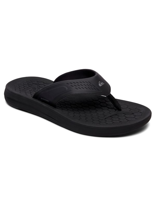 quiksilver, Layover Travel Sandals, BLACK/BLUE/BLACK (xkbk) 0 Layover Travel Sandals Black AQYL100694 Quiksilver