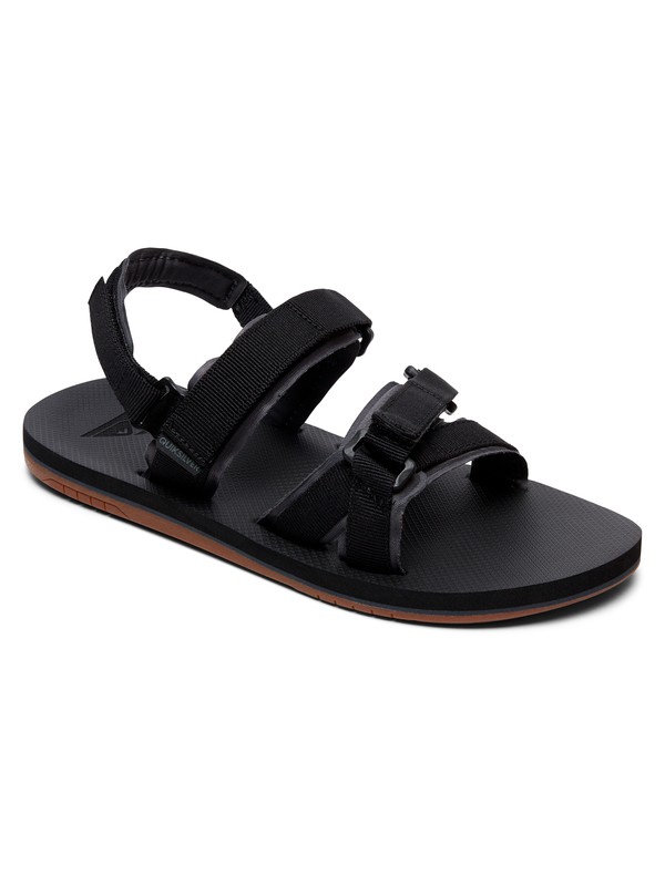 quiksilver, Caged Oasis - Sandals for Men, BLACK/GREY/BROWN (xksc) 0 Caged Oasis - Sandals for Men Multicolor AQYL100749 Quiksilver