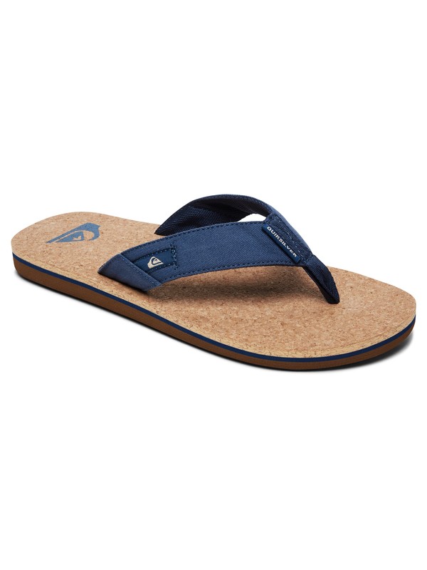 quiksilver, Molokai Abyss Cork - Sandals for Men, BLUE/BROWN/BLUE (xbcb) 0 Molokai Abyss Cork - Sandals for Men Blue AQYL100761 Quiksilver