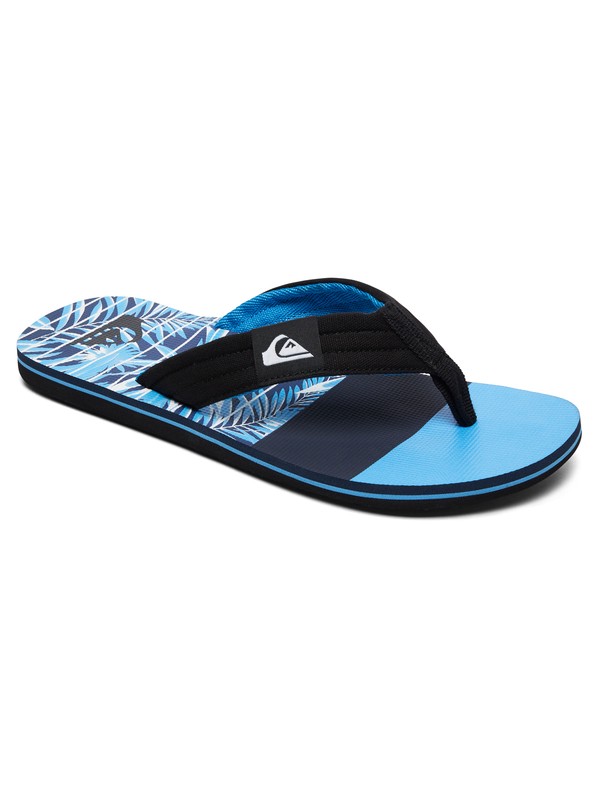 quiksilver, Molokai Layback - Sandals for Men, BLACK/BLUE/BLUE (xkbb) 0 Molokai Layback - Sandals for Men Black AQYL100784 Quiksilver