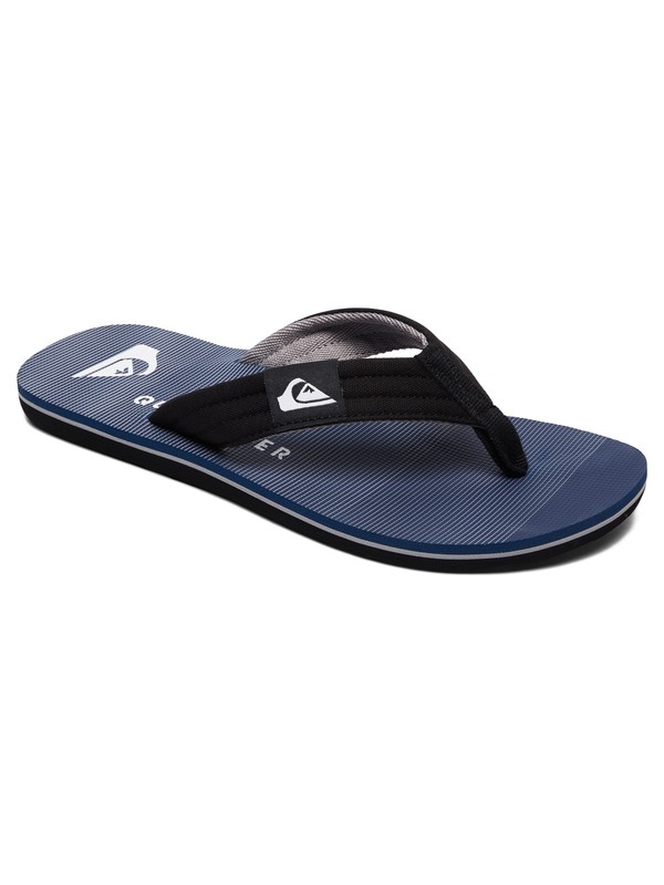 quiksilver, Molokai Layback - Sandals for Men, BLACK/GREY/GREY (xkss) 0 Molokai Layback - Sandals for Men Black AQYL100784 Quiksilver