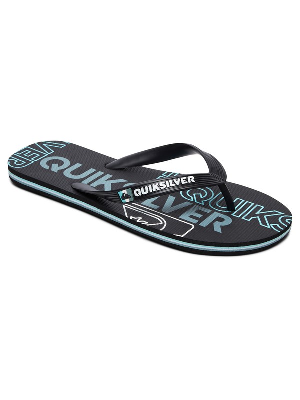 quiksilver, Molokai Nitro - Flip-Flops for Men, BLACK/BLUE/BLACK (xkbk) 0 Molokai Nitro - Flip-Flops for Men Black AQYL100787 Quiksilver