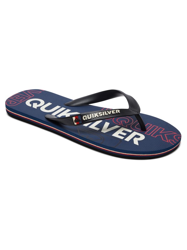 quiksilver, Molokai Nitro - Flip-Flops for Men, BLACK/BLUE/RED (xkbr) 0 Molokai Nitro - Flip-Flops for Men Black AQYL100787 Quiksilver