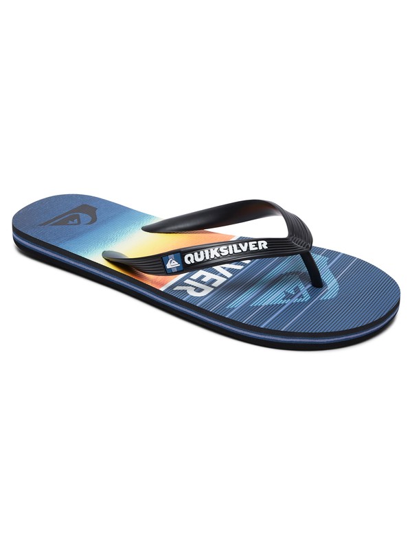 quiksilver, Molokai Highline Slab - Flip-Flops for Men, BLACK/BLUE/BLUE (xkbb) 0 Molokai Highline Slab - Flip-Flops for Men Black AQYL100792 Quiksilver