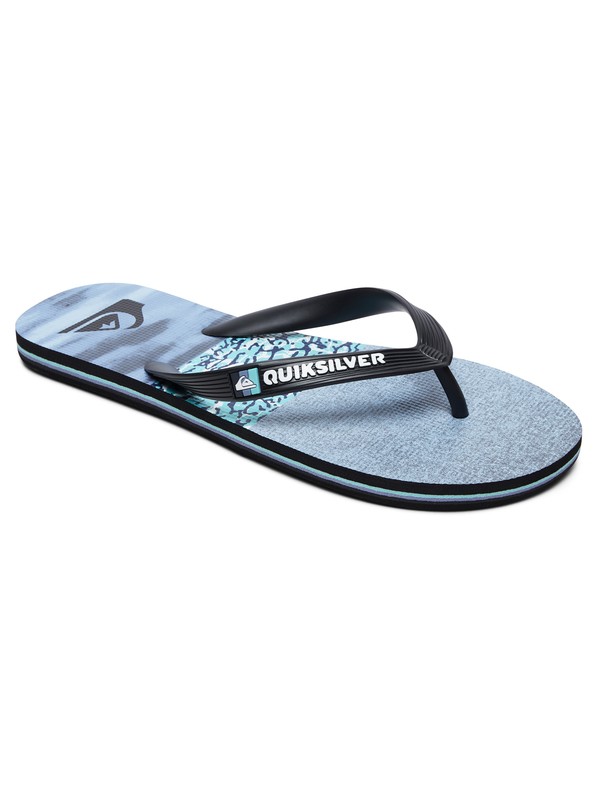 quiksilver, Molokai Acid Sun - Flip-Flops for Men, BLUE/BLUE/BLACK (xbbk) 0 Molokai Acid Sun - Flip-Flops for Men Blue AQYL100794 Quiksilver
