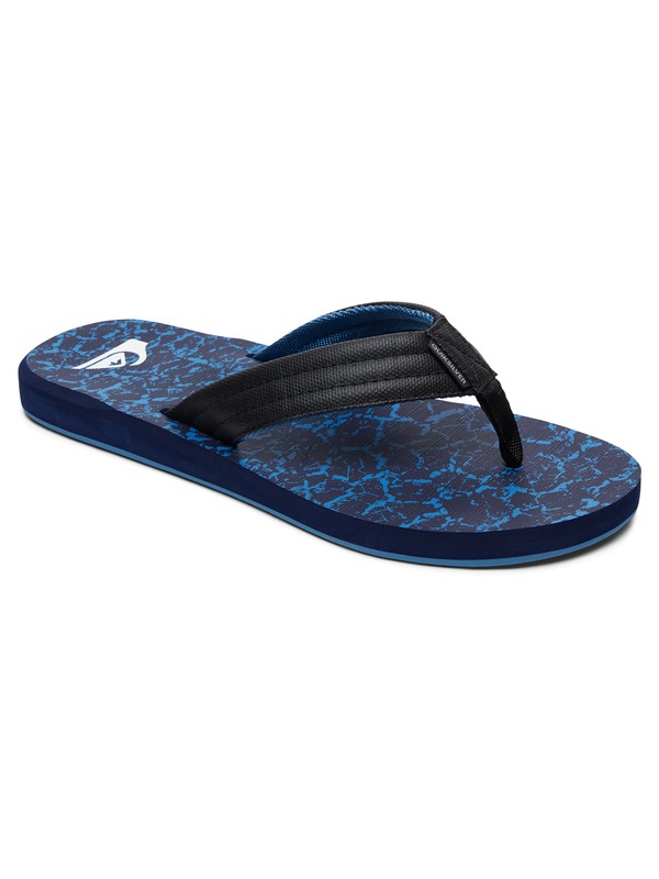 quiksilver, Carver Sandals, BLACK/BLUE/BLUE (xkbb) 0 Carver Sandals Black AQYL100809 Quiksilver