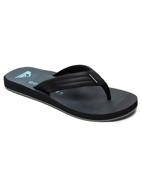 quiksilver, Carver - Sandals for Men, BLACK/BLUE/BLACK (xkbk) 0 Carver - Sandals for Men Black AQYL100809 Quiksilver